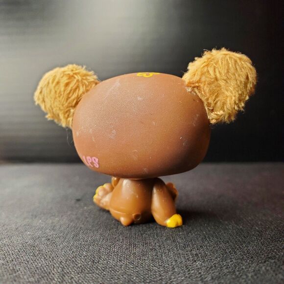 LPS Littlest Pet Shop 2007 Honey Hideaway Bear #2468 Fuzzy Ears - Picture 2 of 2